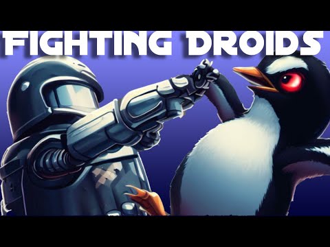 Fighting Droids in - Procedurally Generated Droids (Roblox)