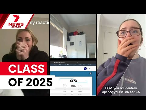 D-day for the class of 2025 as their ATAR scores land | 7NEWS