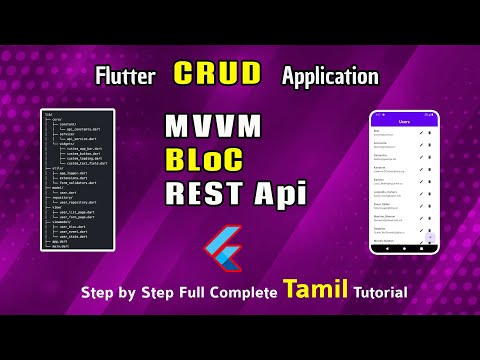 Flutter CRUD App with MVVM and BLoC | REST Api | Complete Full Tutorial for Beginners | Dilip Coder