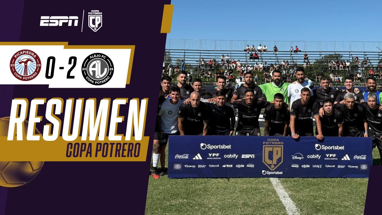 ALEJO FC GANÓ, SE CLASIFICÓ Y ELIMINÓ A PICAPIEDRAS DE LA COPA POTRERO 2025 | RESUMEN | COPA POTRERO