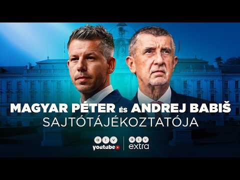 🔴 Prágában tárgyal Magyar Péter miniszterelnök és Andrej Babiš cseh kormányfő | ATV Élő