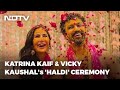 Katrina Kaif And Vicky Kaushal S Pics From Their Haldi Ceremony Send The Internet Into A Tizzy