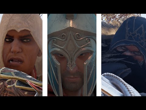 Sword Combat Comparison (AC ORIGINS VS AC ODYSSEY VS AC VALHALLA)