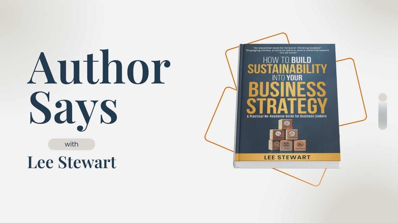 About the Book - Lee Stewart explains sustainability strategy