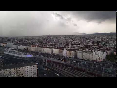 Platzregen über Wien 12.8.2019