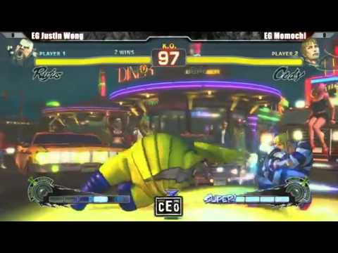 SSF4 AE Justin Wong  (Rufus)  VS Momochi  (Cody)   Finals   CEO 2012
