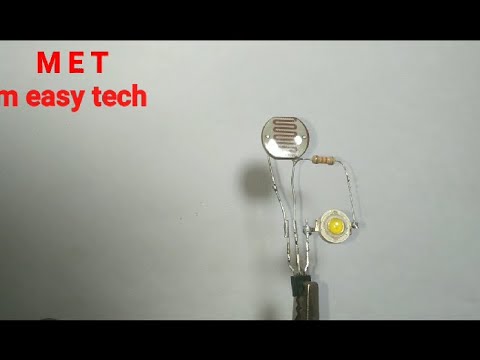 m easy tech | 2 LDR & bc547  awesome project