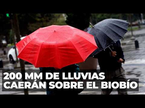 200 mm de lluvias caerán sobre el Biobío en menos de 72 horas esta semana