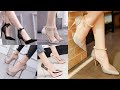 Beautiful stylish pencil heel shoes design//Girls and Women Heels Shoes Footwear Collection