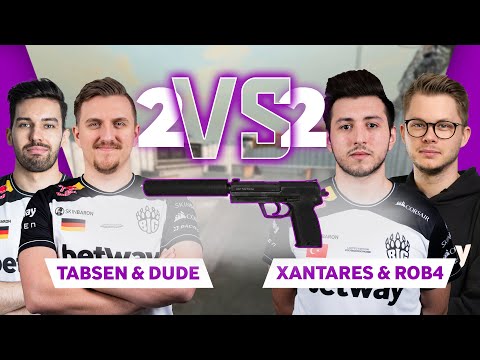 BIG 2vs2  CS:GO Pistols | ft. tabseN, DuDe, XANTARES & Rob4