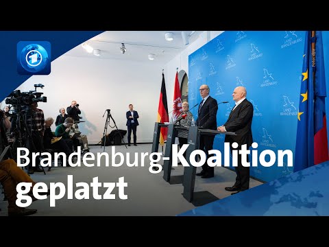Brandenburg: Ministerpräsident Woidke verkündet Aus von Koalition mit dem BSW