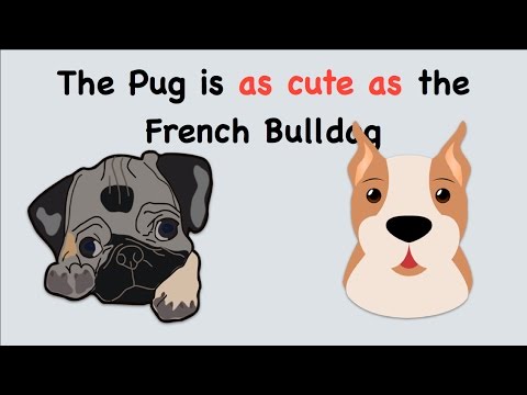 English Grammar: As...As...Comparisons with Adjectives, Nouns and Adverbs