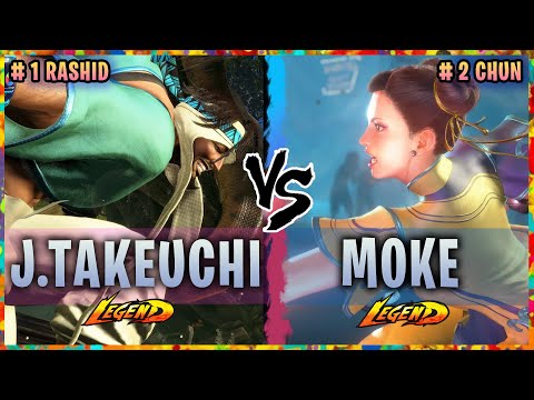 SF6 ▰ Ranked #1 Rashid (John Takeuchi) Vs. Ranked #2 Chun-Li (Moke)『Street Fighter 6』