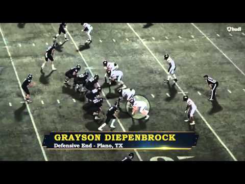 Grayson Diepenbrock - Plano East Defensive End - Highlights