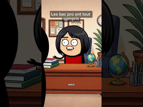 Les bac pro ont tout compris Audio: @eliotlehanneur #humour #sketch #drole #cartoon #animation
