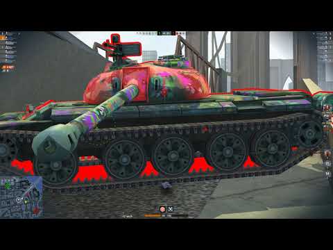 WOT Blitz / Obj. 704 / 4 kills / 6 030 dmg