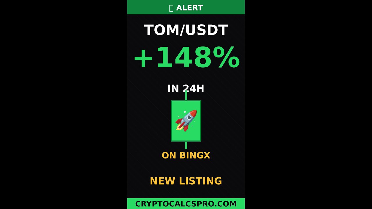 TOM Pumping On BingX — Real Crypto Examples — Real Trader Setup