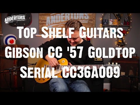 Top Shelf Guitars - Gibson Collectors Choice #36 '57 Goldtop aka Gold finger Serial CC36A009