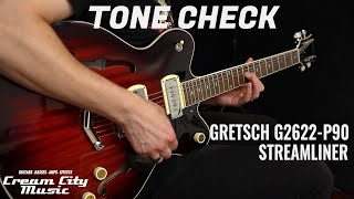Video thumbnail for TONE CHECK: Gretsch G2622-P90 Streamliner Electric Guitar Demo | No Talking by Cream City Music