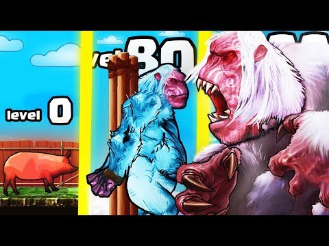 IS THIS THE STRONGEST HIGHEST LEVEL YETI EVOLUTION? (9999+ BOSS LEVEL) l Yeti Rampage Video