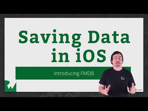 Using FMDB and SQLite Saving Data in iOS raywenderlich com