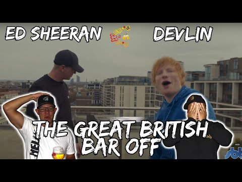 WTF!! ED SHEERAN & DEVLIN?? | Americans React to Devlin x Ed Sheeran - The Great British Bar Off