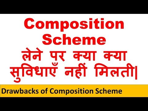 Disadvantages of Composition scheme| Section 10 of CGST Act Video