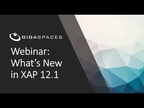 Webinar: What's new in XAP 12.1?
