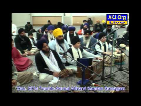 003 Toronto Dec. 2014 Smaagam - Sunday Morning Keertan - Bh. Harjee Singh Jee