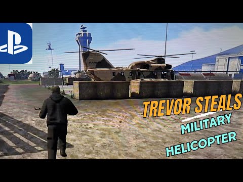 Trevor Steals military helicopter and submarine for the upcoming mission 😱| GTA5 |
