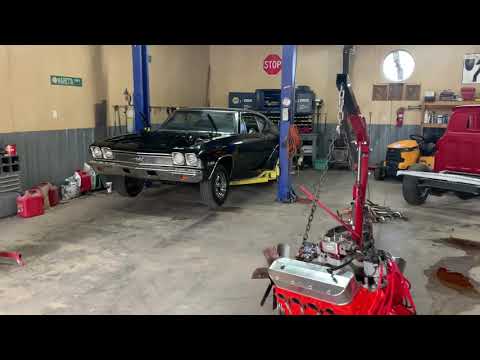 Big block LS-6 engine install in the 68 Chevelle!