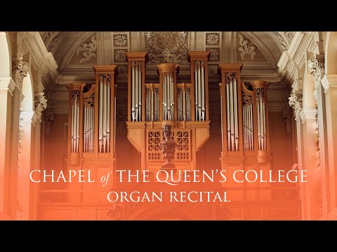 Gabriele Damiani – Live Organ Recital from The Queen's College, Oxford. 1.10pm, 5 November 2025