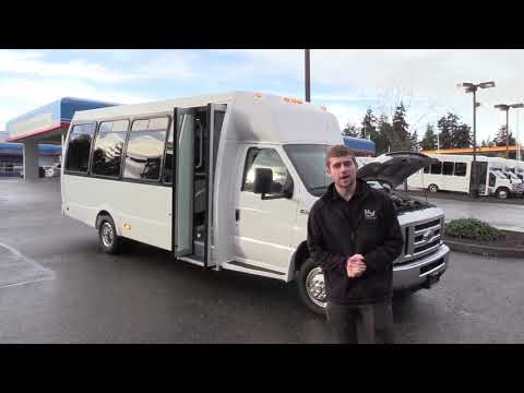 2010 Ford Federal 20 Passenger + Rear Luggage Shuttle Bus - S62898