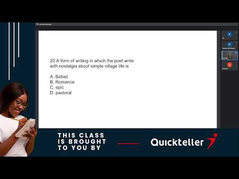 Jamb Literature-in-English Live Stream