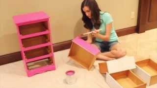 How To Paint Furniture | DIY Painted Nightstand