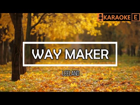 WAY MAKER - Leeland | Karaoke