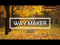 WAY MAKER - Leeland | Karaoke