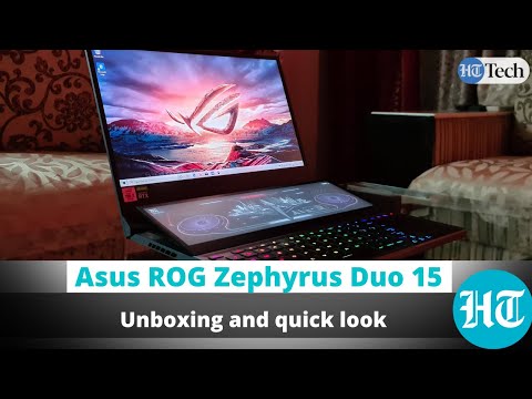 Asus ROG Zephyrus Duo 15: Unboxing and quick look