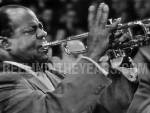 Thumbnail for Louis Armstrong • “When It’s Sleepy Time Down South/(Back Home Again In) Indiana” • 1959 [RITY] by Peanuts Hucko