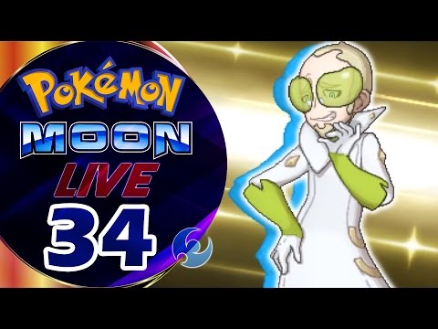 Pokemon Moon Live Let's Play - Part 34 | Aether Paradise and Faba!