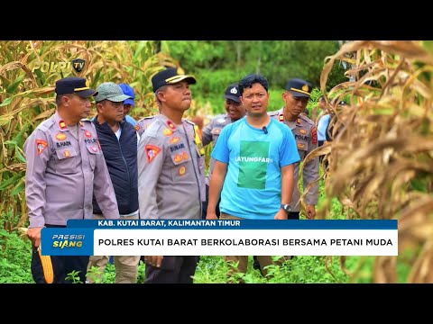 DUKUNG KETAHANAN PANGAN, POLRES KUTAI BARAT BERKOLABORASI DENGAN GENERASI MUDA