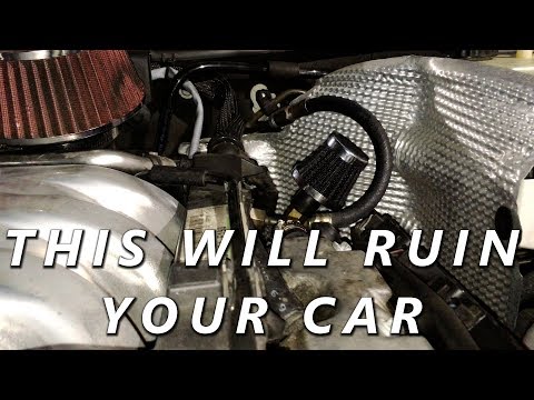 REAL Breather Filter Install & Purpose - CHEAPEST $10 CAR MOD, PCV Delete Filter | DreamDriven 122