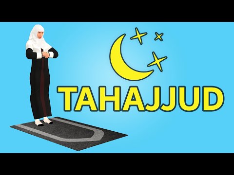 How to pray Tahajjud (Night Prayer) for woman (beginners) - with Subtitle