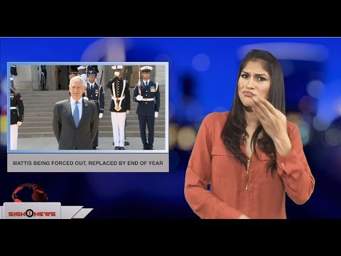 Mattis being forced out, replaced by end of year (ASL - 12.23.18)