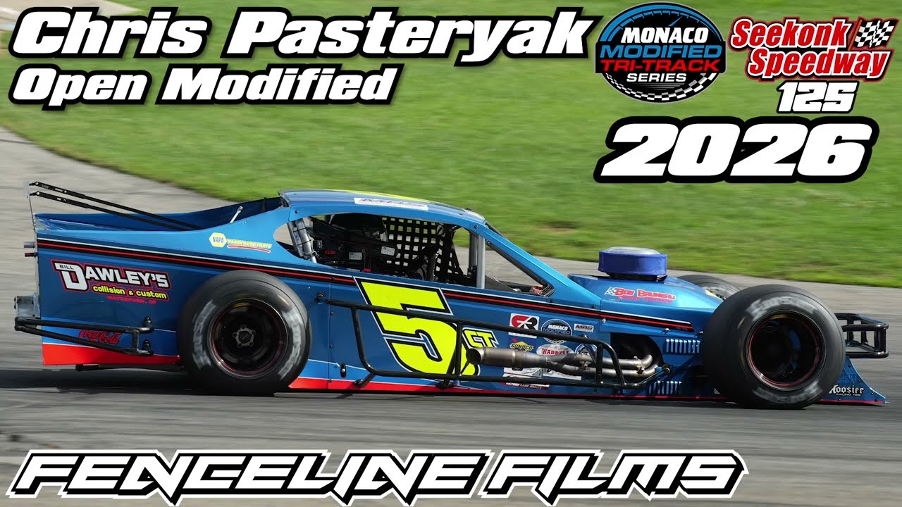 Chris Pasteryak Monaco Tri Track Modified Seekonk Speedway 125 2026