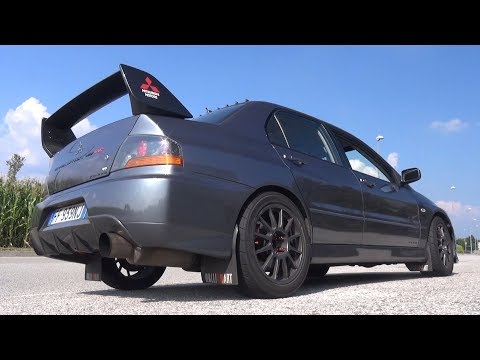 470HP Mitsubishi Lancer Evo VIII MR FQ-340 with HKS Exhaust! - Turbo Blow Off Sound!
