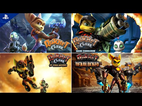 The Ratchet & Clank PS2 Saga - 4 Full Games,1 Video (2002-2005)