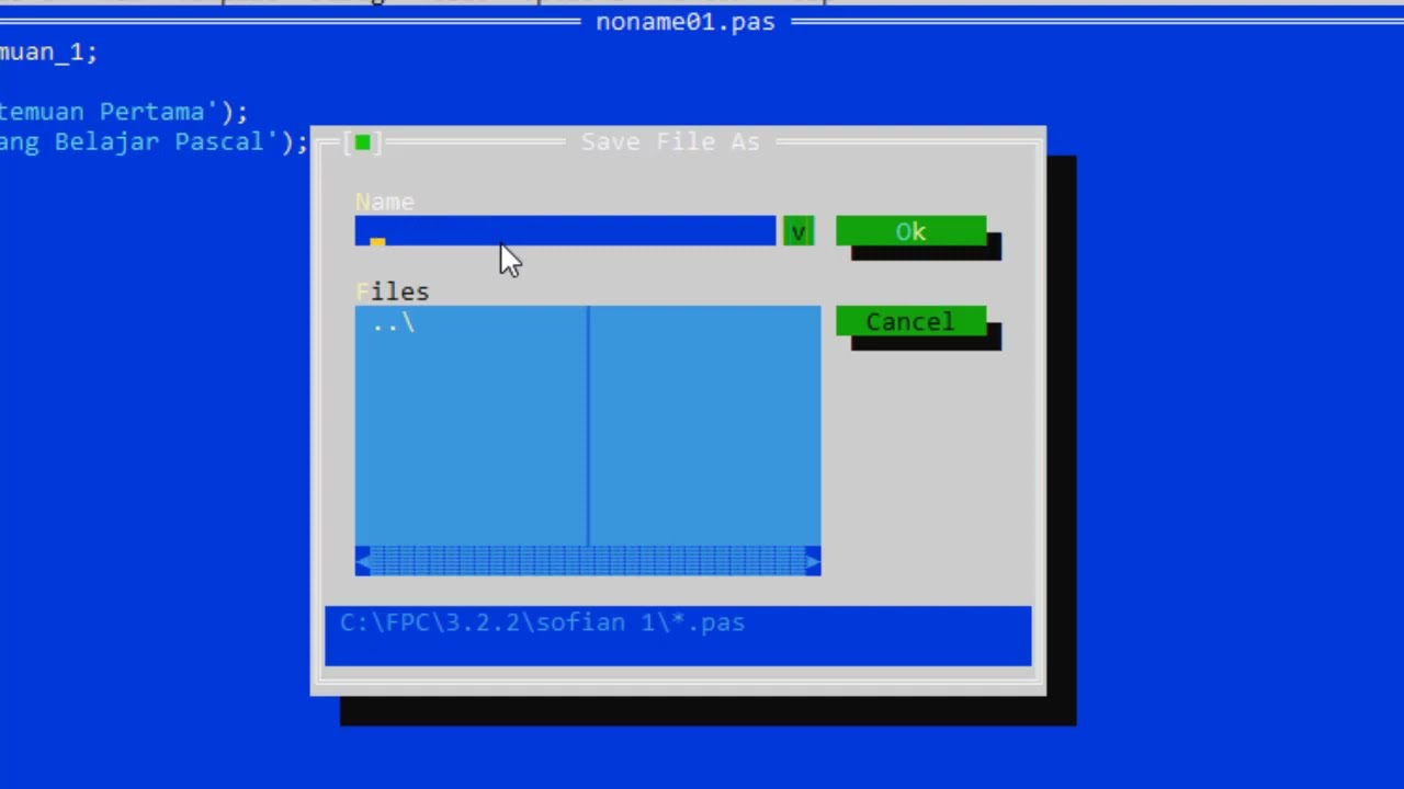 Aturan & Cara Penulisan Kode Program Pascal