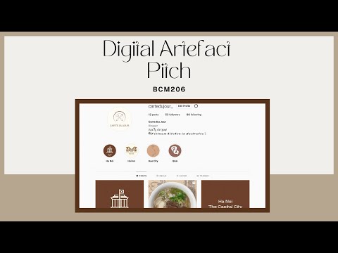 BCM206 Digital Artefact Pitch