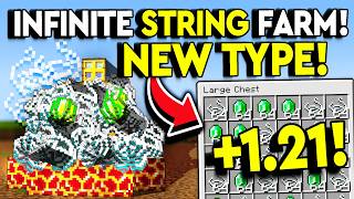 BEST 1.21 INFINITE STRING FARM! Minecraft Tutorial - 0s!